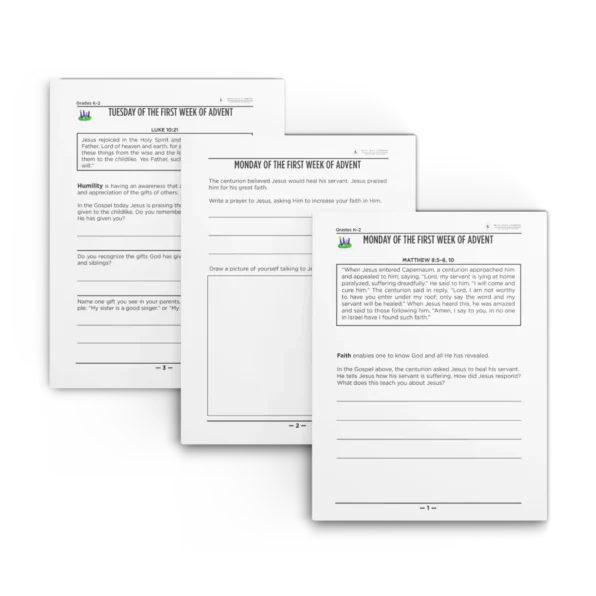Advent Journal For Grades K-2