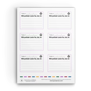 Daily Gratitude Log