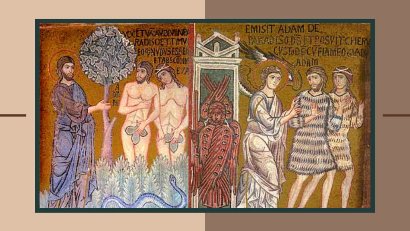 The world was separated from God when the father of lies deceived Adam and Eve.
