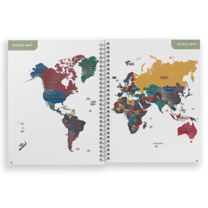 2024 2025 Classic Planner Openlight Media   Secondary Planner 2023 24 World Map 800x800 